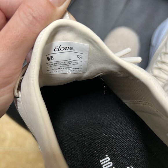 Clove Nursing Shoes Womens Sz 8 White Blue Yellow Comfort Walking Sneakers Work - Picture 8 of 9